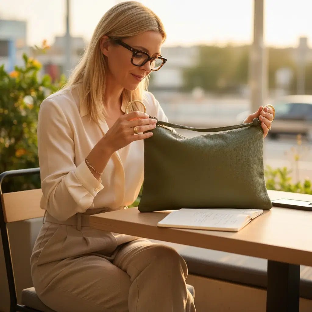 Borsa in vera pelle con Anelli oro - Pito’s|Bag