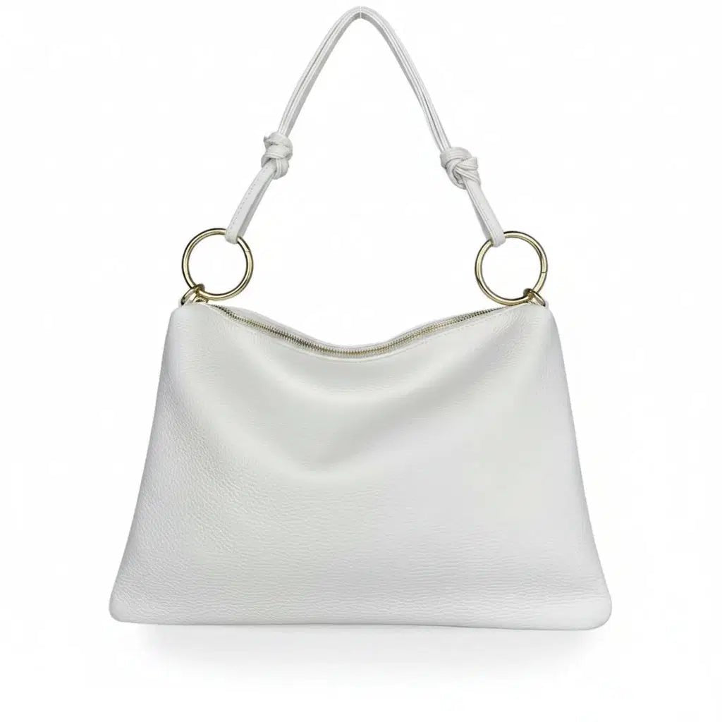 Borsa in vera pelle con Anelli oro - Pito’s|Bag