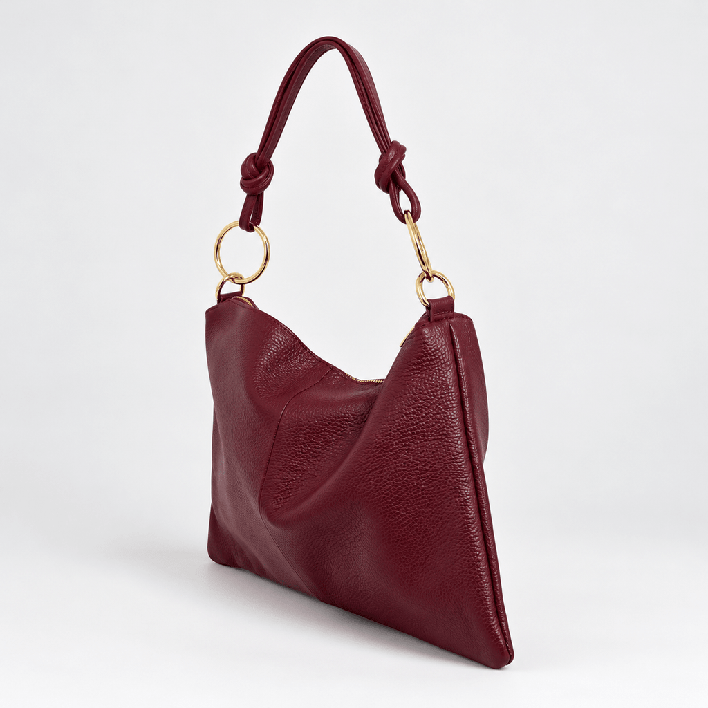 Borsa in vera pelle con Anelli oro - Pito’s|Bag