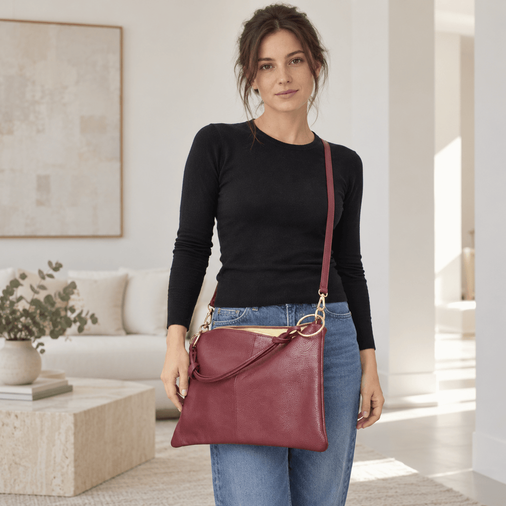 Borsa in vera pelle con Anelli oro - Pito’s|Bag