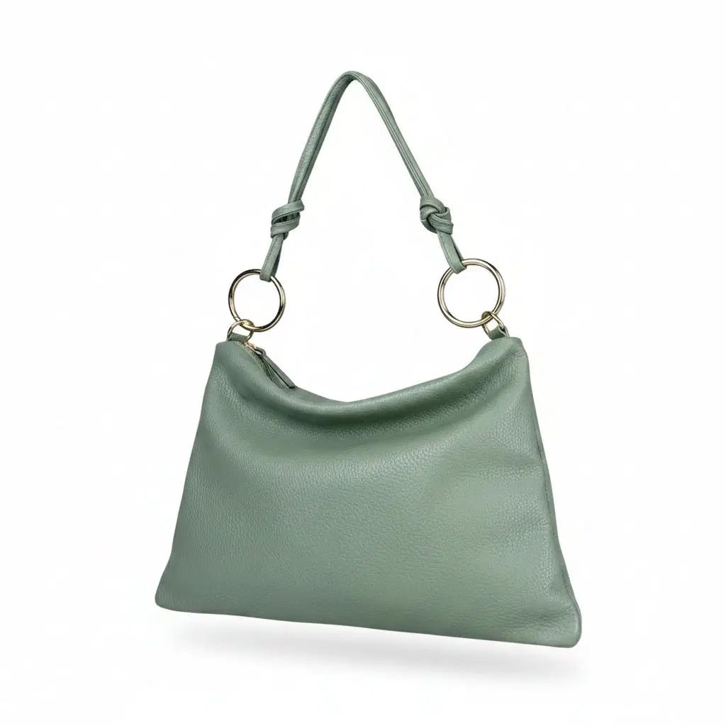 Borsa in vera pelle con Anelli oro - Pito’s|Bag