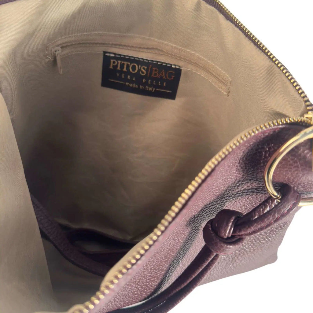 Borsa in vera pelle con Anelli oro - Pito’s|Bag
