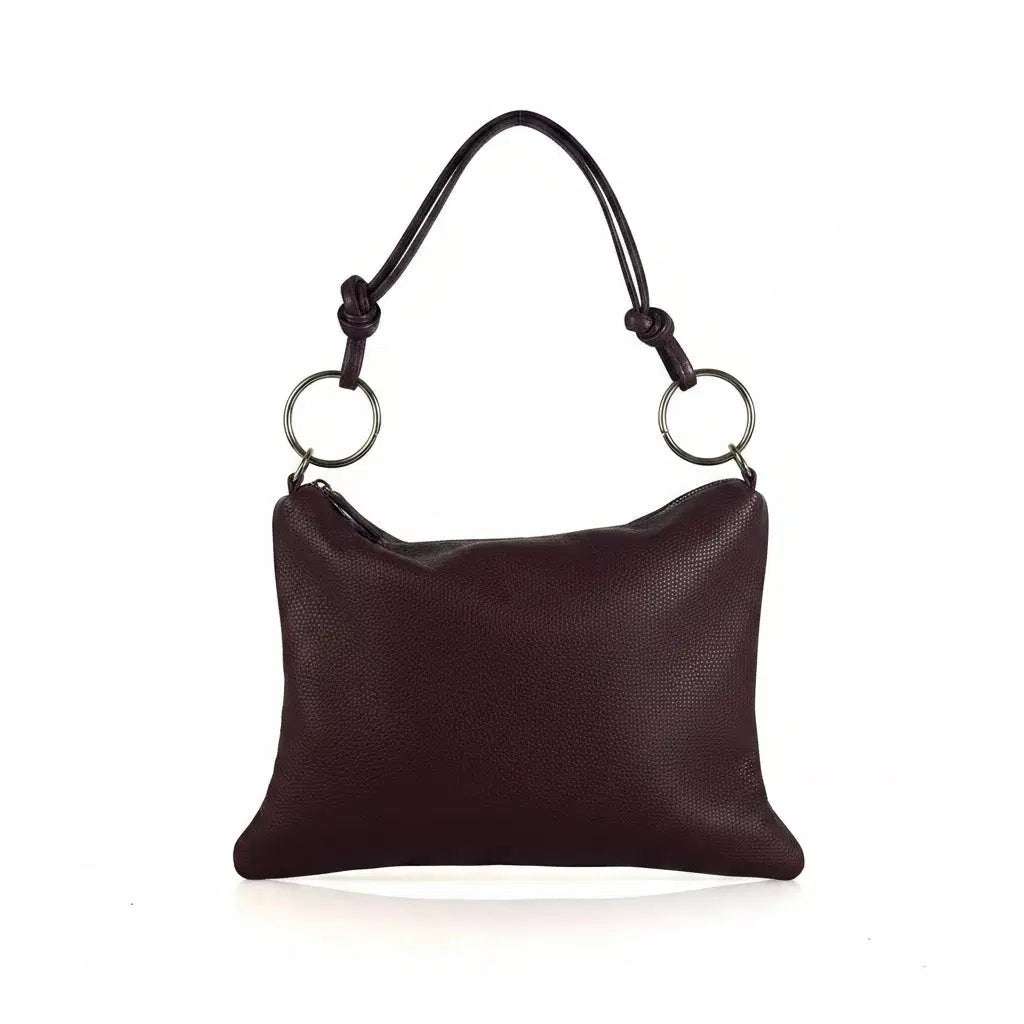 Borsa in vera pelle con Anelli oro - Pito’s|Bag