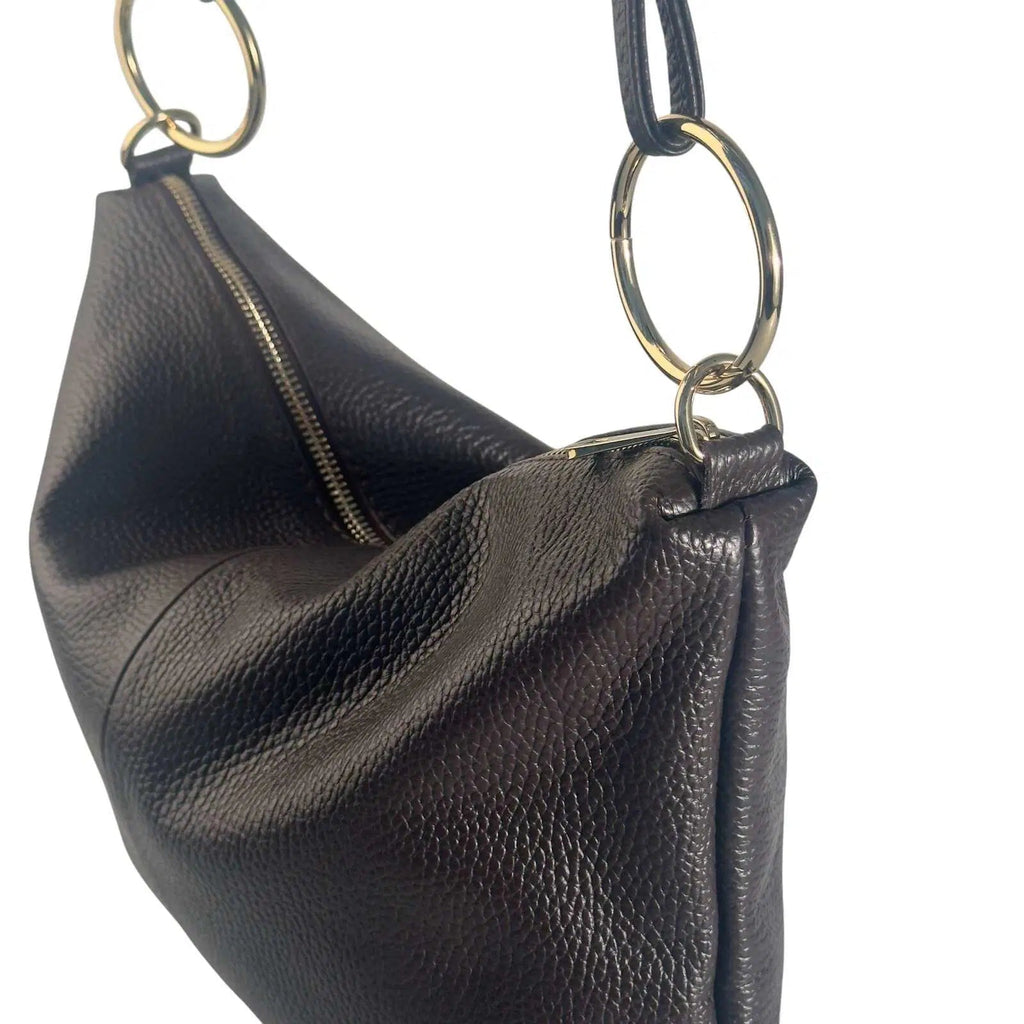 Borsa in vera pelle con Anelli oro - Pito’s|Bag