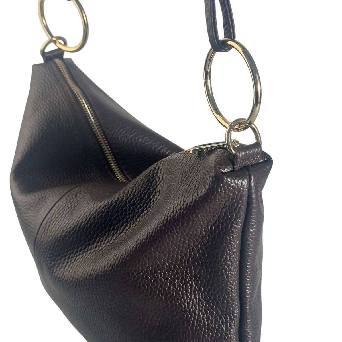 Borsa in vera pelle con Anelli oro - Pito’s|Bag