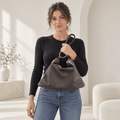Borsa in vera pelle con Anelli oro - Pito’s|Bag