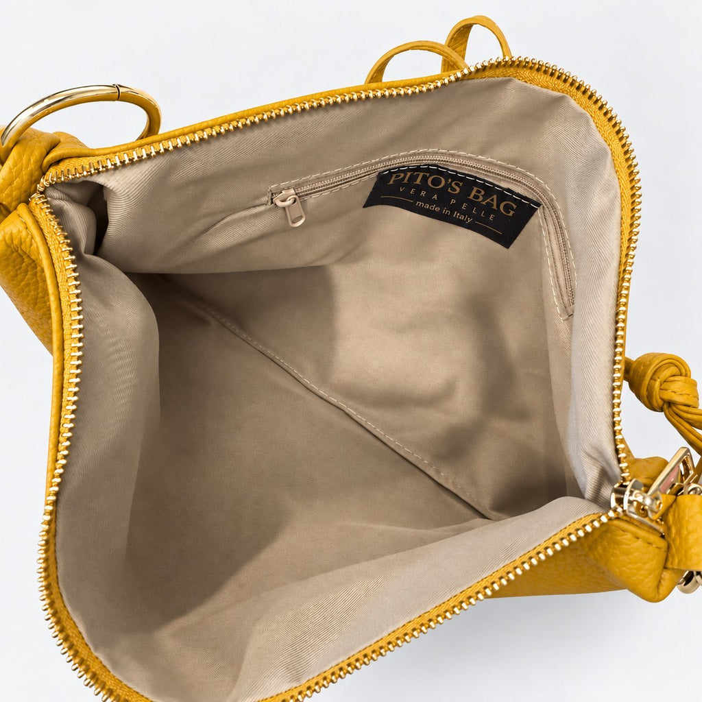 Borsa in vera pelle con Anelli oro - Pito’s|Bag
