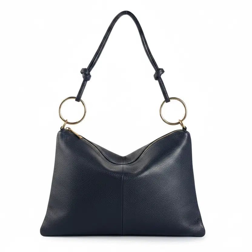 Borsa in vera pelle con Anelli oro - Pito’s|Bag