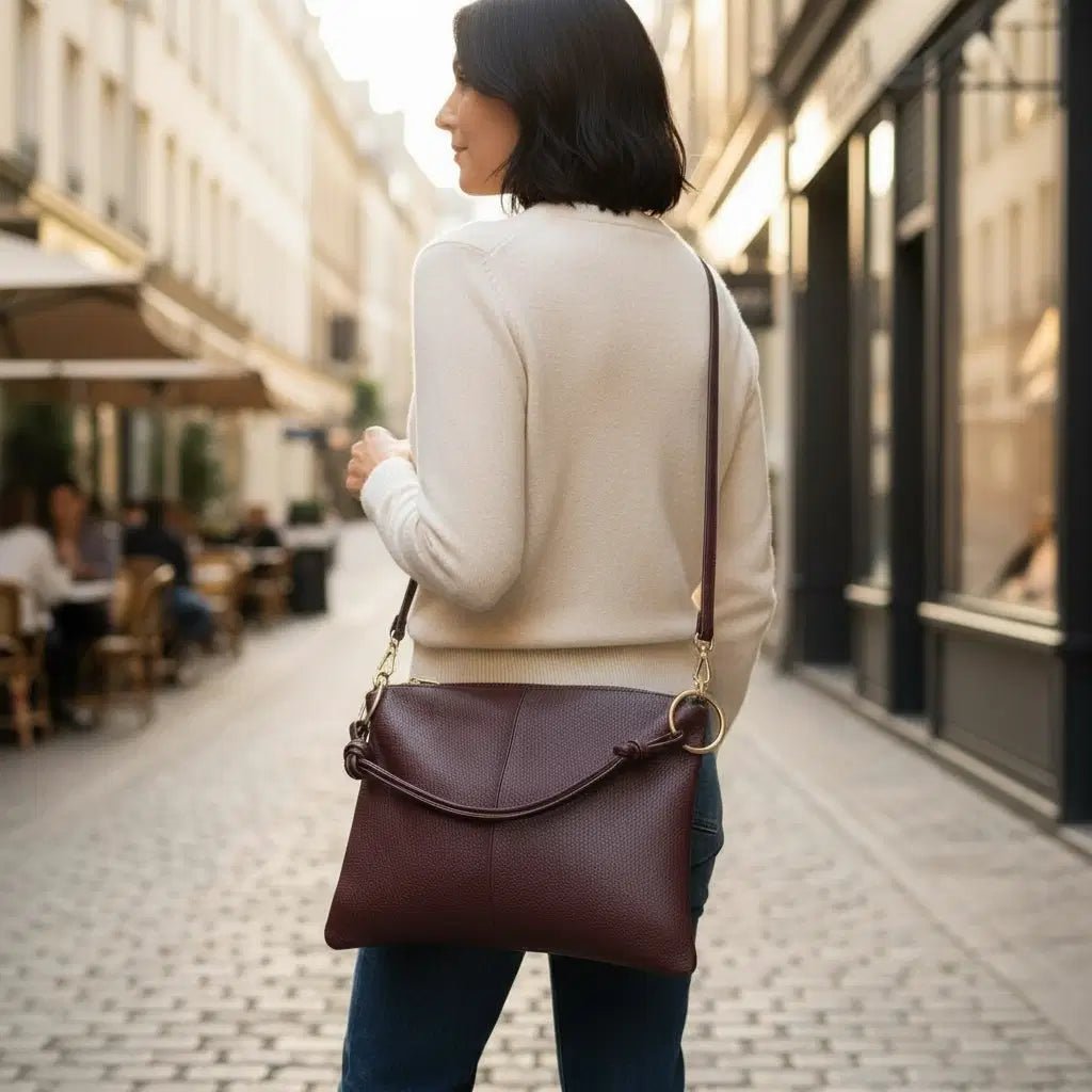 Borsa in vera pelle con Anelli oro - Pito’s|Bag
