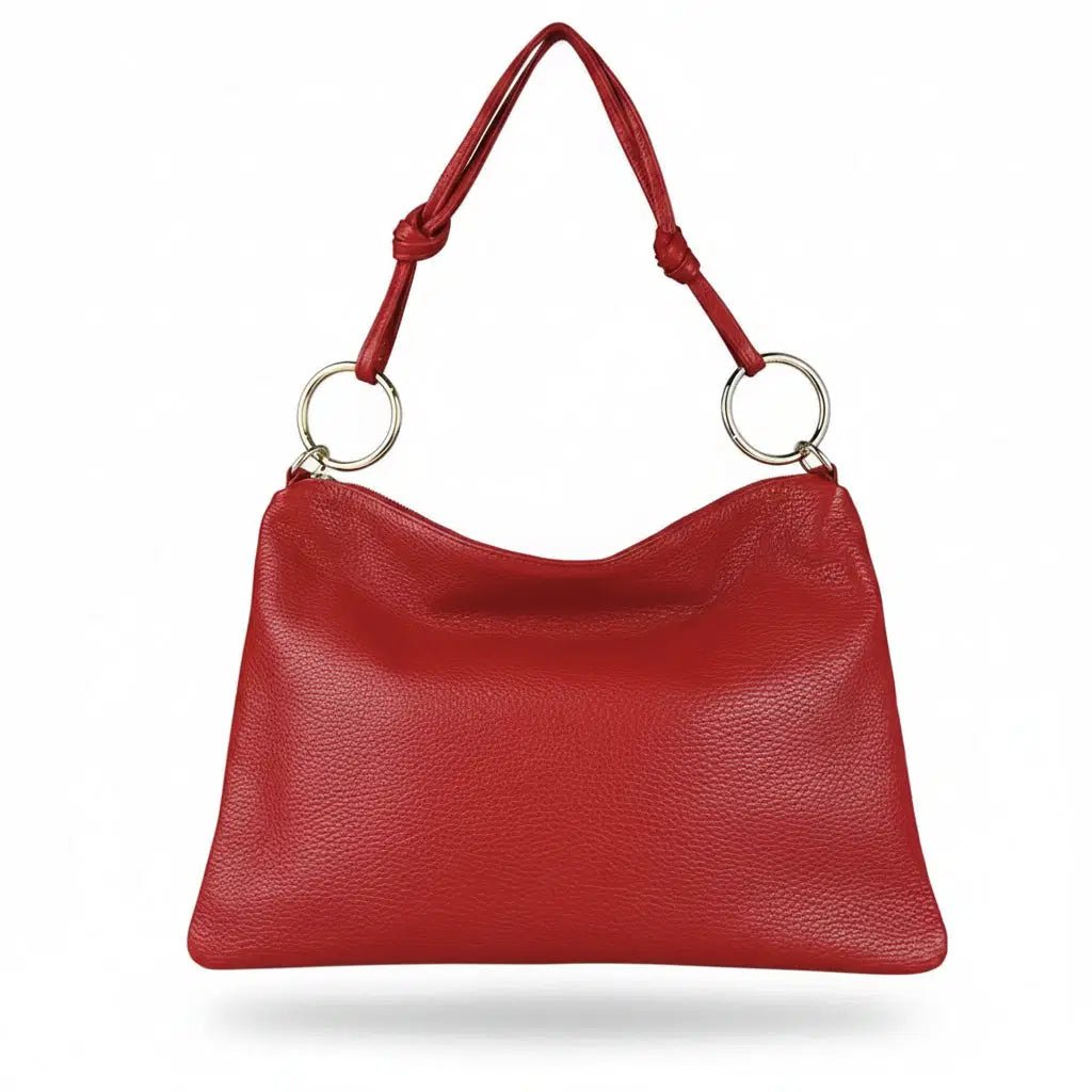 Borsa in vera pelle con Anelli oro - Pito’s|Bag