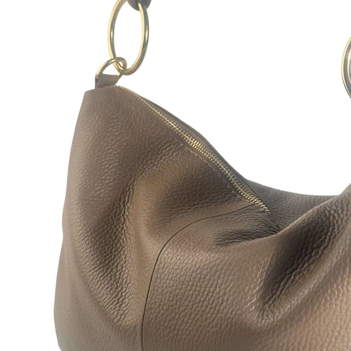 Borsa in vera pelle con Anelli oro - Pito’s|Bag
