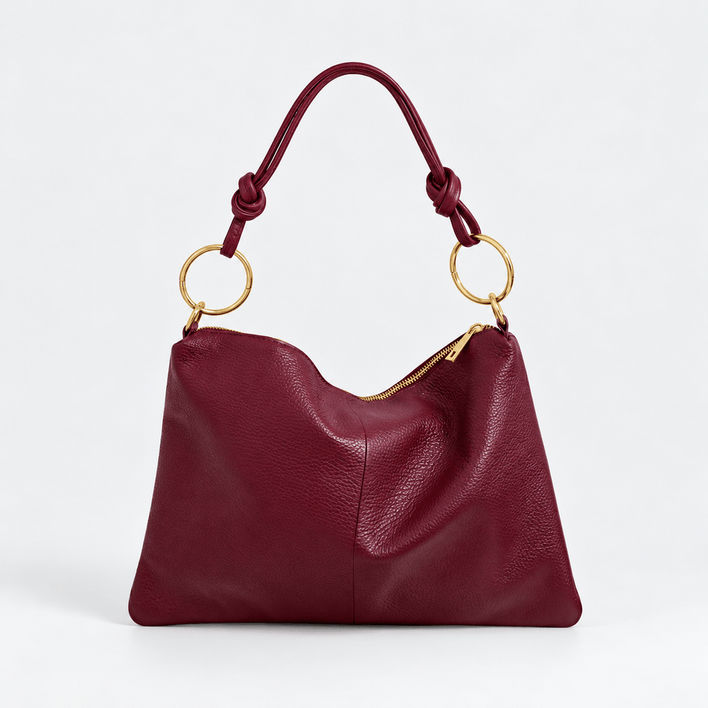 Borsa in vera pelle con Anelli oro - Pito’s|Bag
