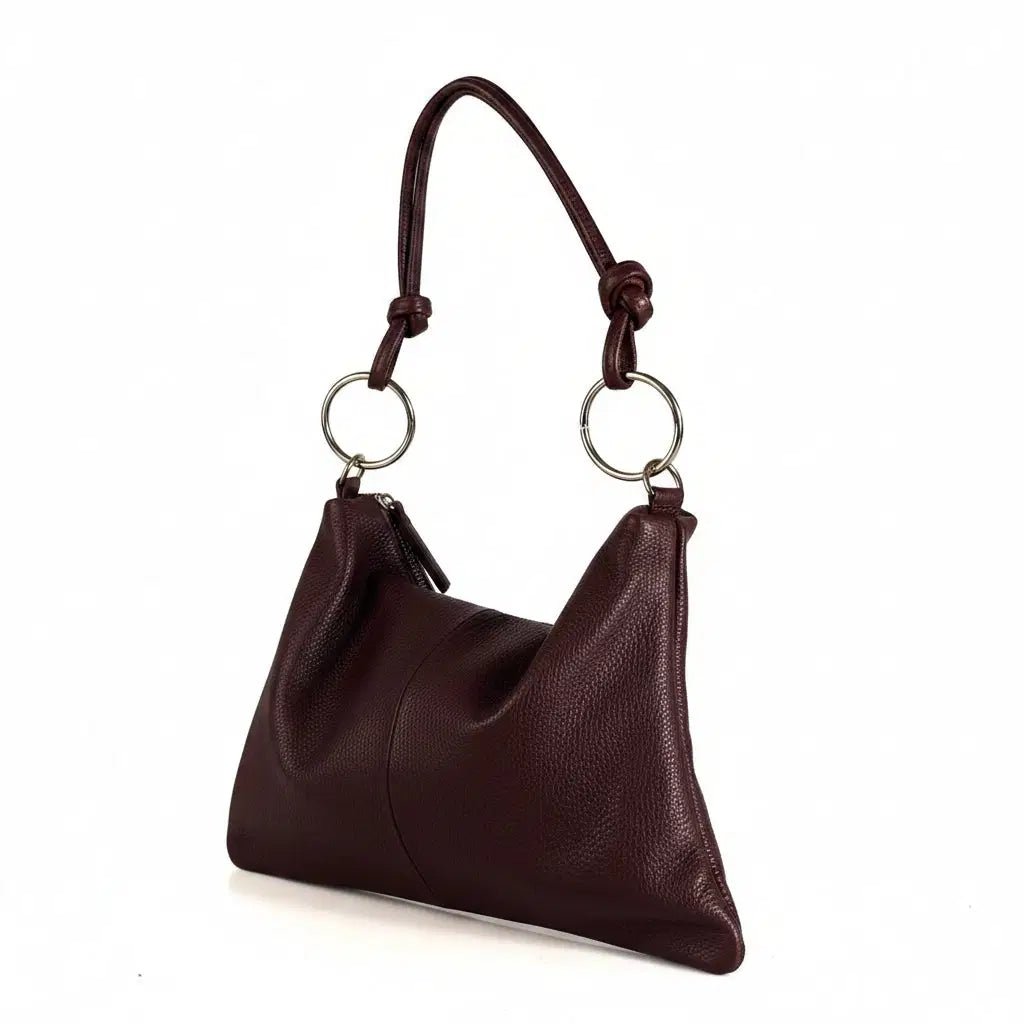Borsa in vera pelle con Anelli oro - Pito’s|Bag