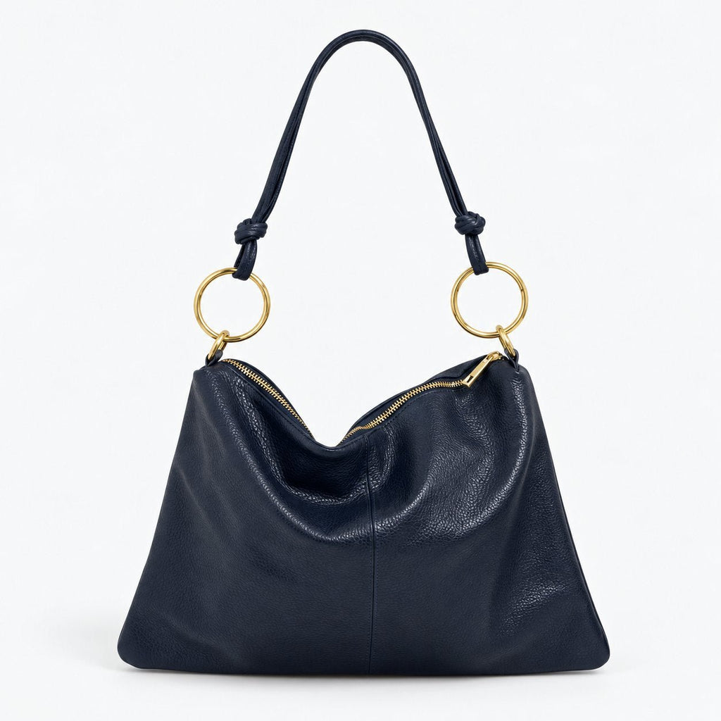 Borsa in vera pelle con Anelli oro - Pito’s|Bag