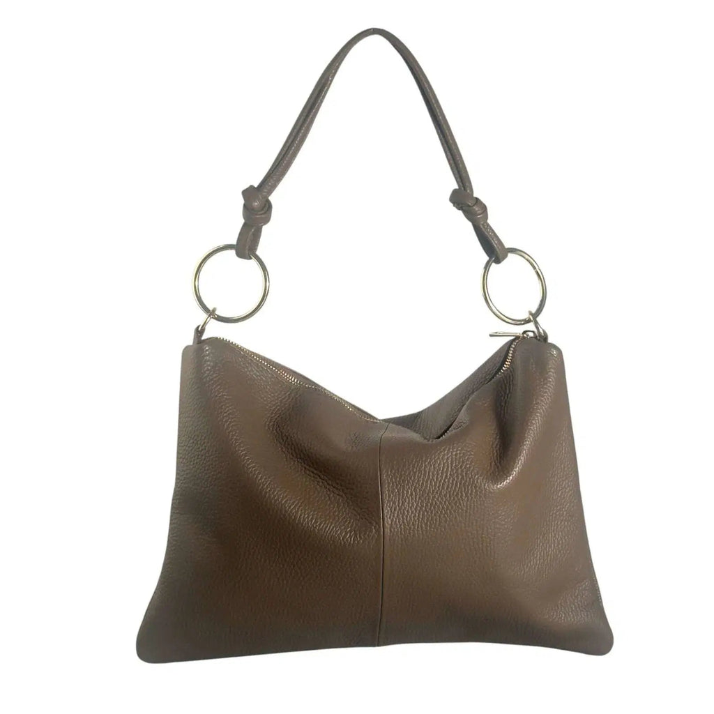 Borsa in vera pelle con Anelli oro - Pito’s|Bag