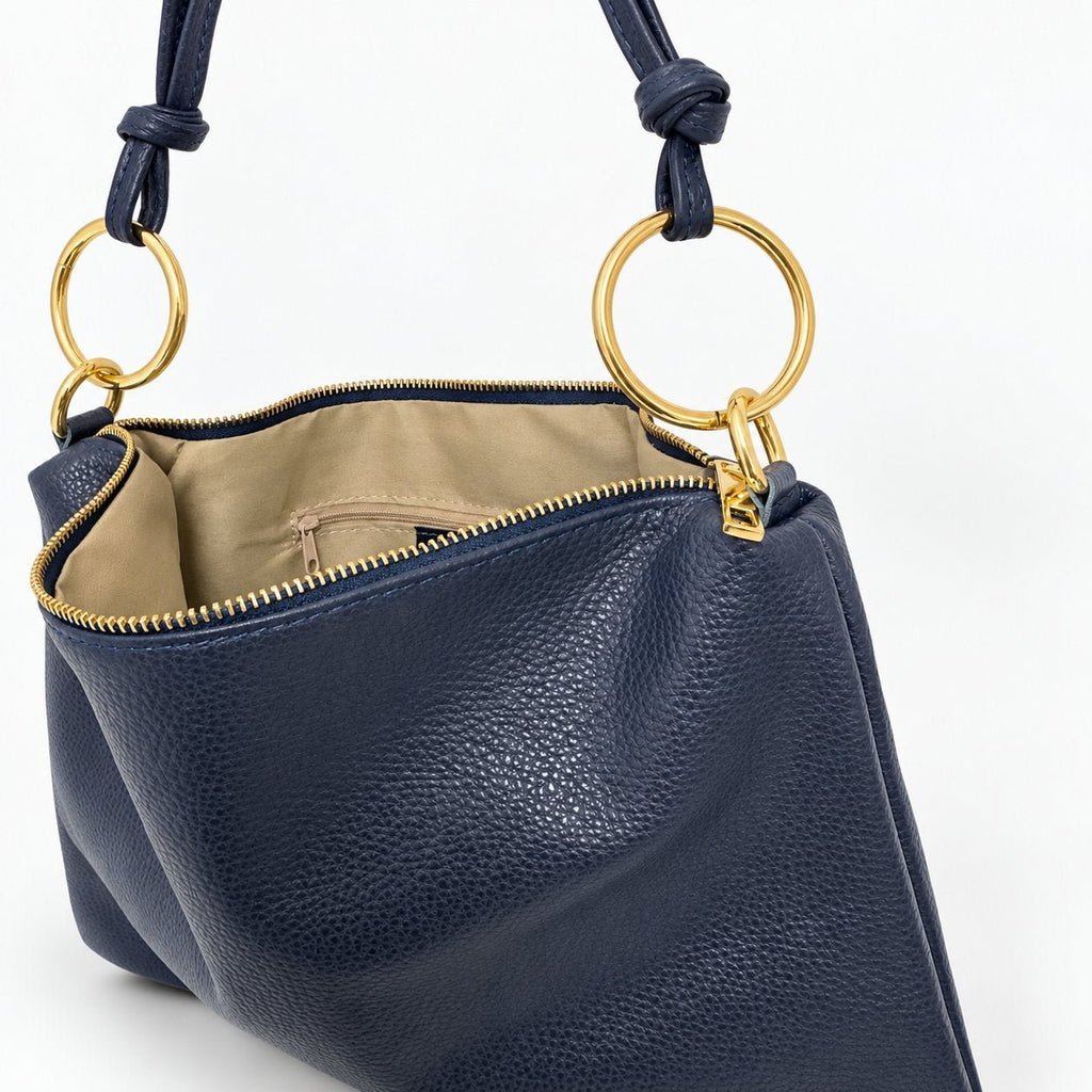Borsa in vera pelle con Anelli oro - Pito’s|Bag