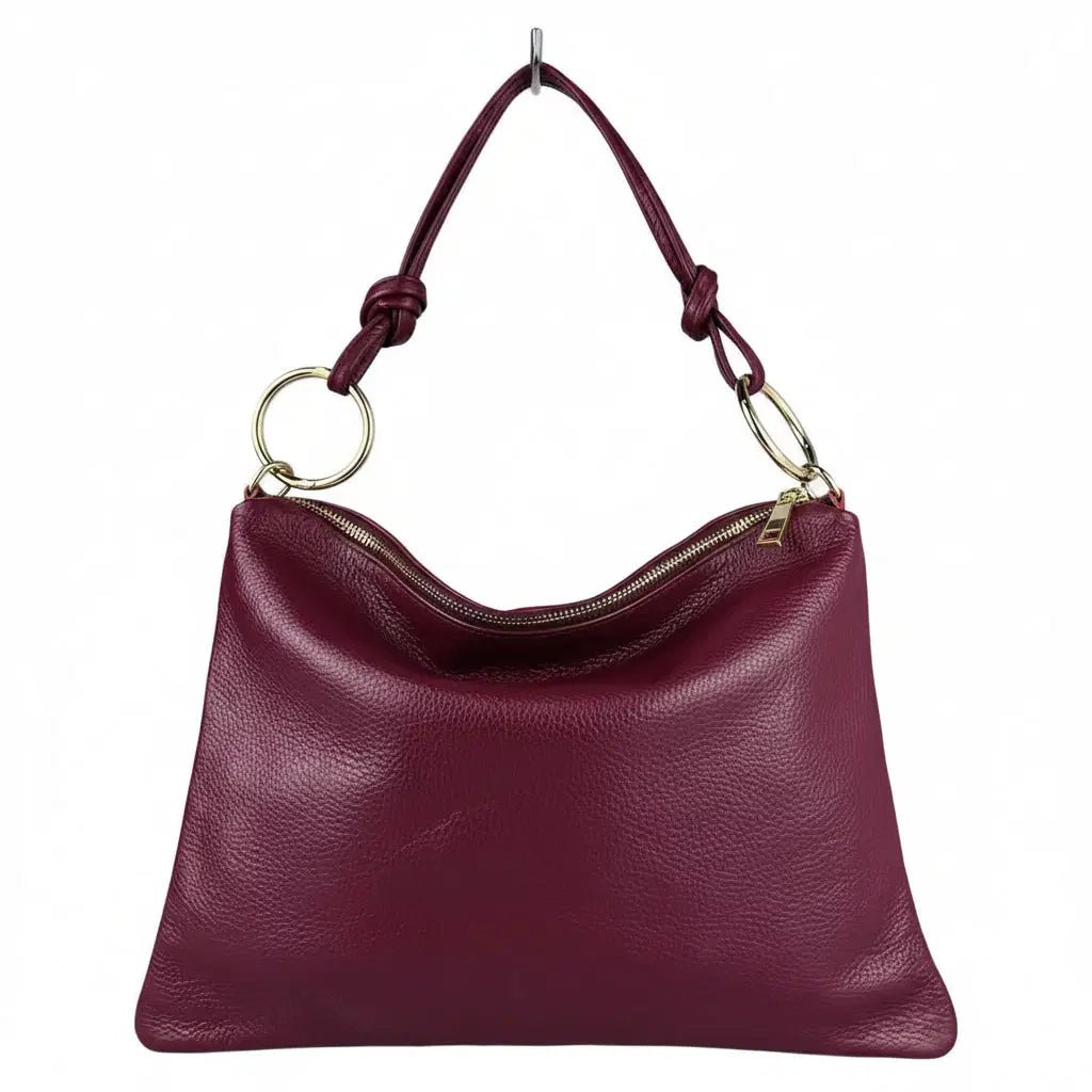 Borsa in vera pelle con Anelli oro - Pito’s|Bag