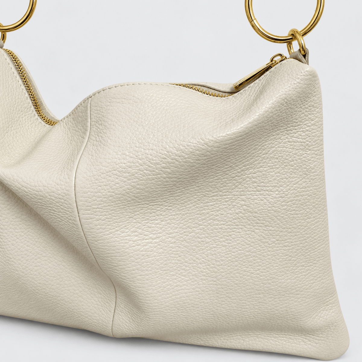 Borsa in vera pelle con Anelli oro - Pito’s|Bag