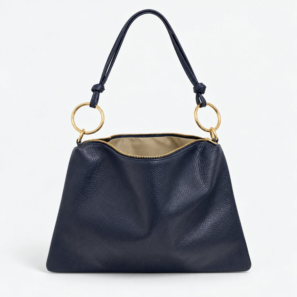 Borsa in vera pelle con Anelli oro - Pito’s|Bag