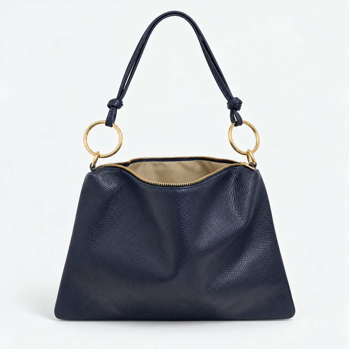 Borsa in vera pelle con Anelli oro - Pito’s|Bag
