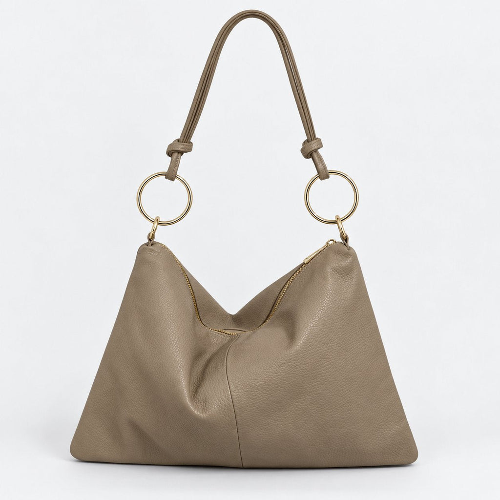 Borsa in vera pelle con Anelli oro - Pito’s|Bag