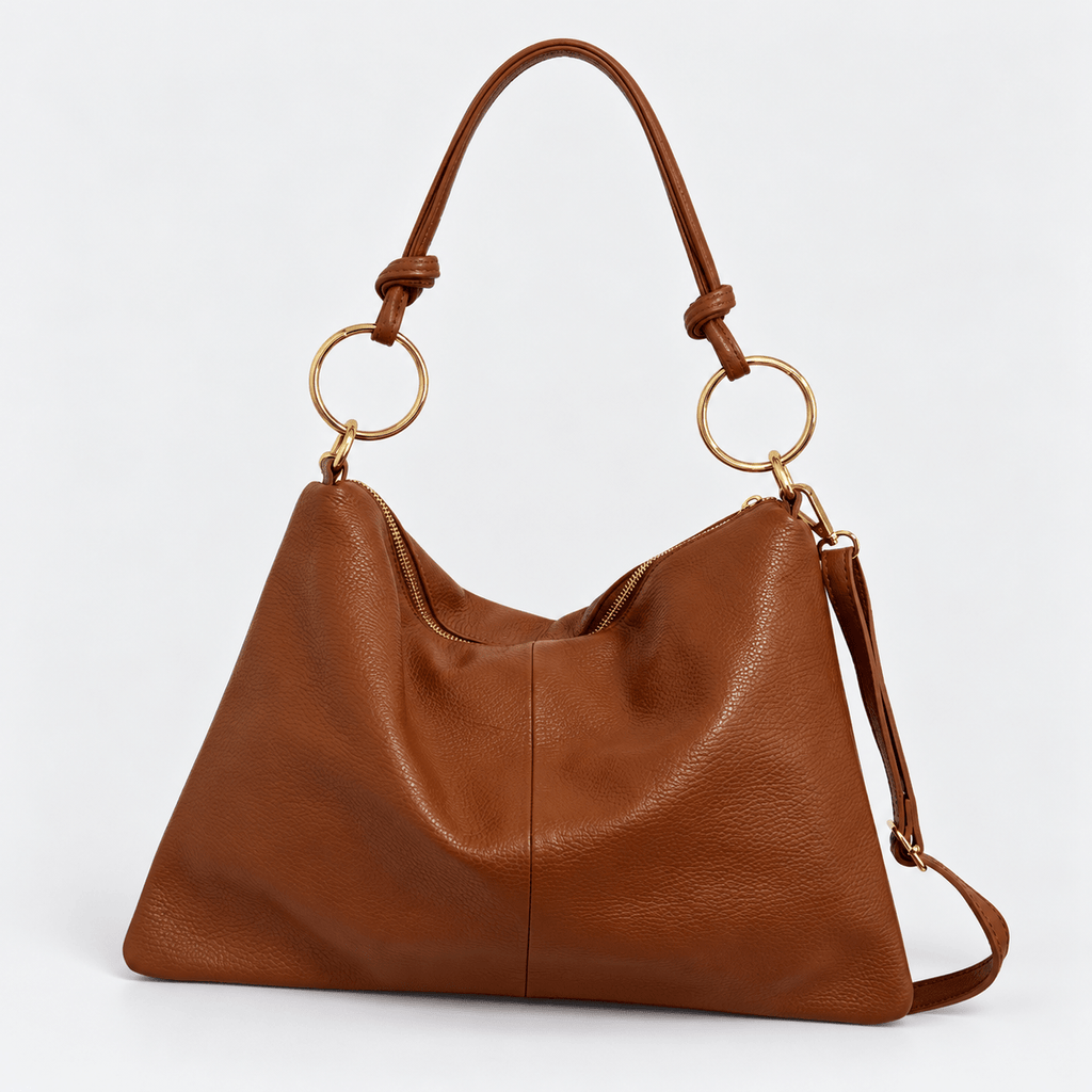 Borsa in vera pelle con Anelli oro - Pito’s|Bag
