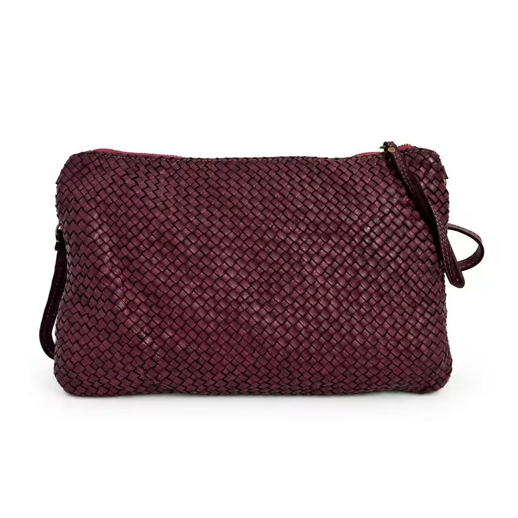 Borsa a tracolla Bustona intrecciata