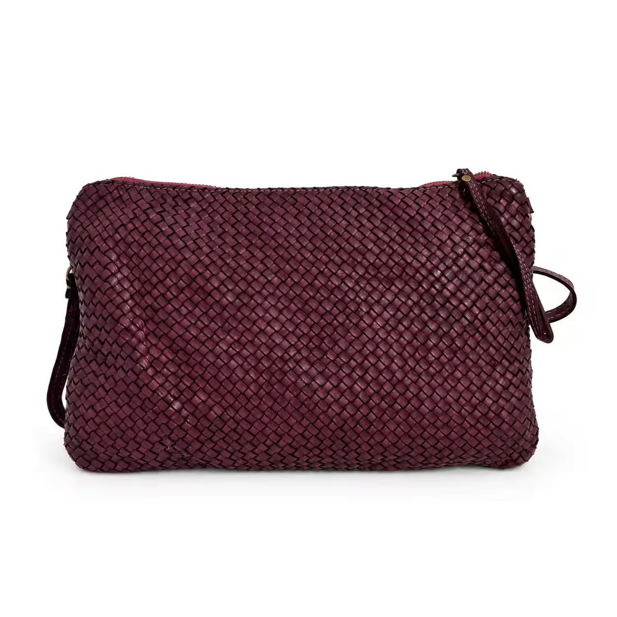 Borsa a tracolla Bustona intrecciata