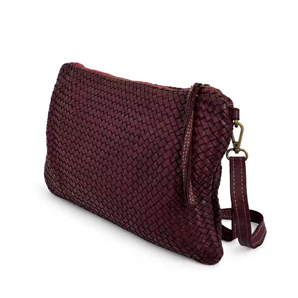 Borsa a tracolla Bustona intrecciata