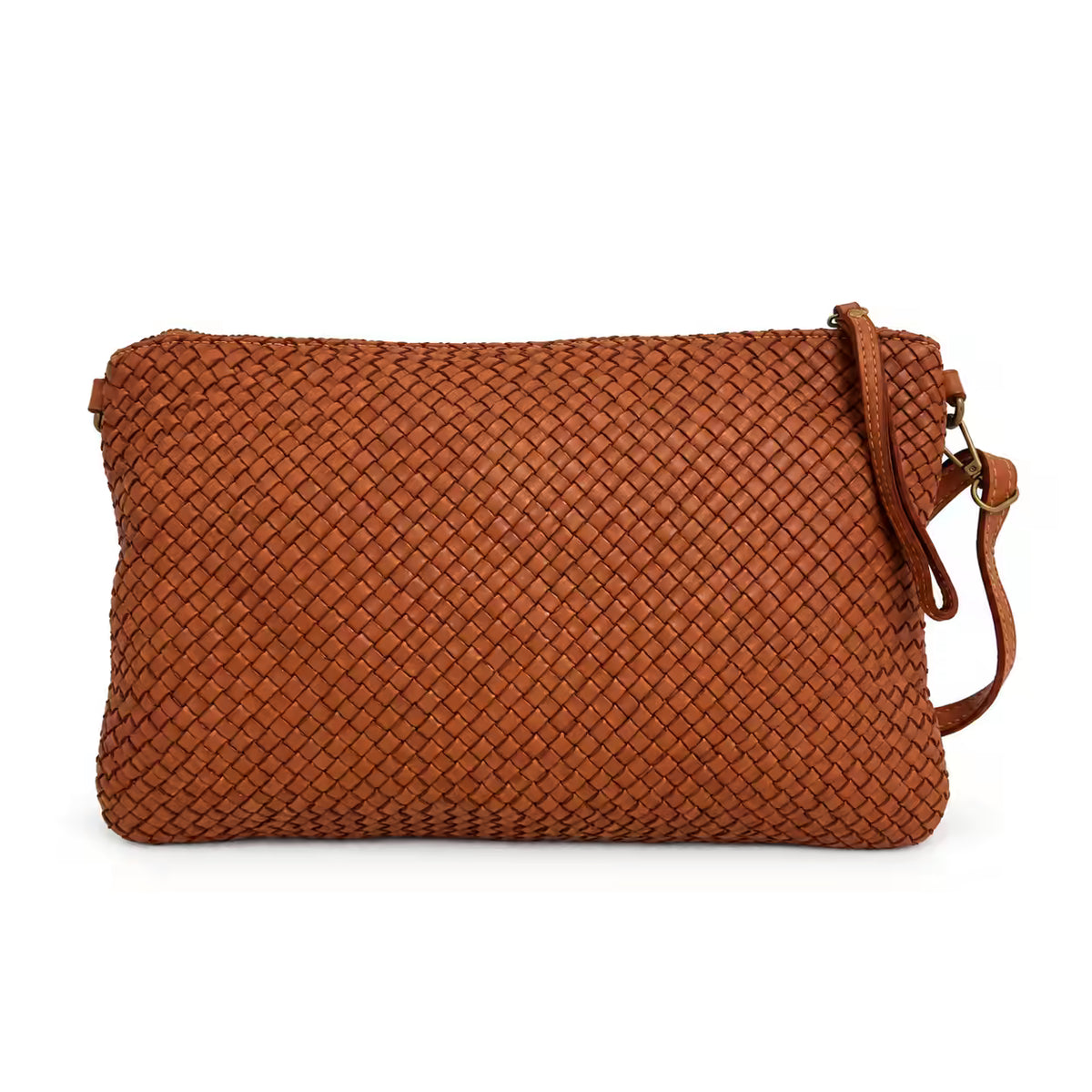 Borsa a tracolla Bustona intrecciata