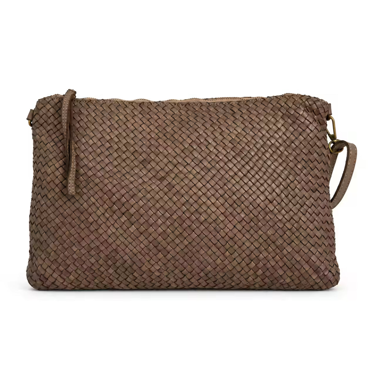 Borsa a tracolla Bustona intrecciata