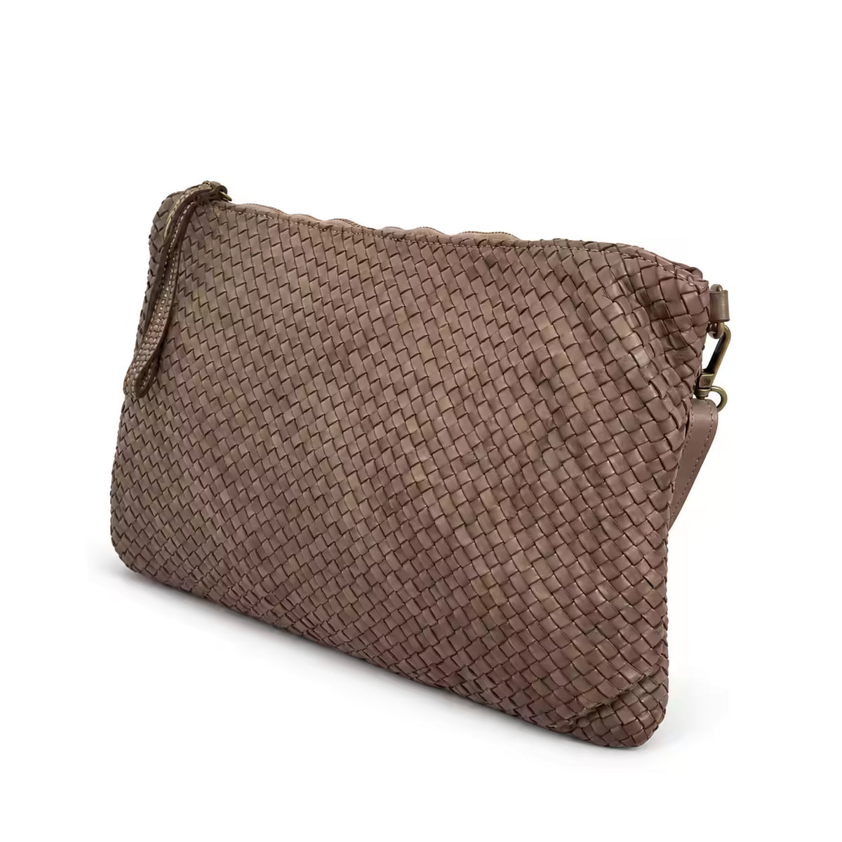 Borsa a tracolla Bustona intrecciata