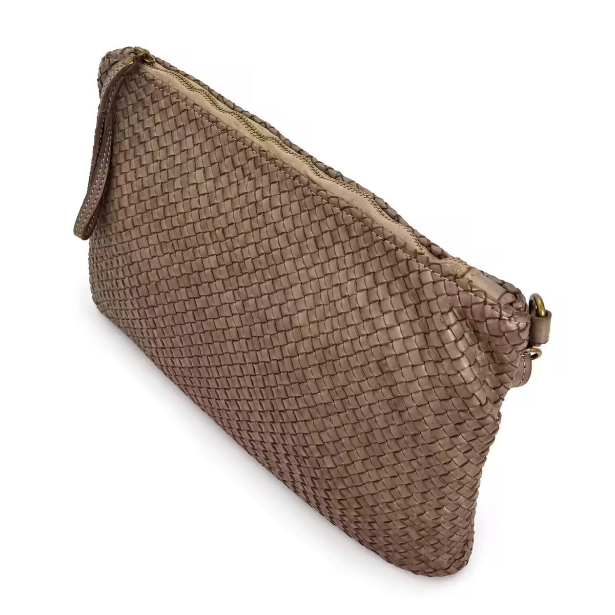 Borsa a tracolla Bustona intrecciata