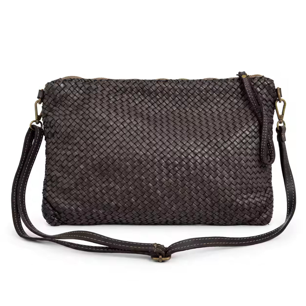 Borsa a tracolla Bustona intrecciata