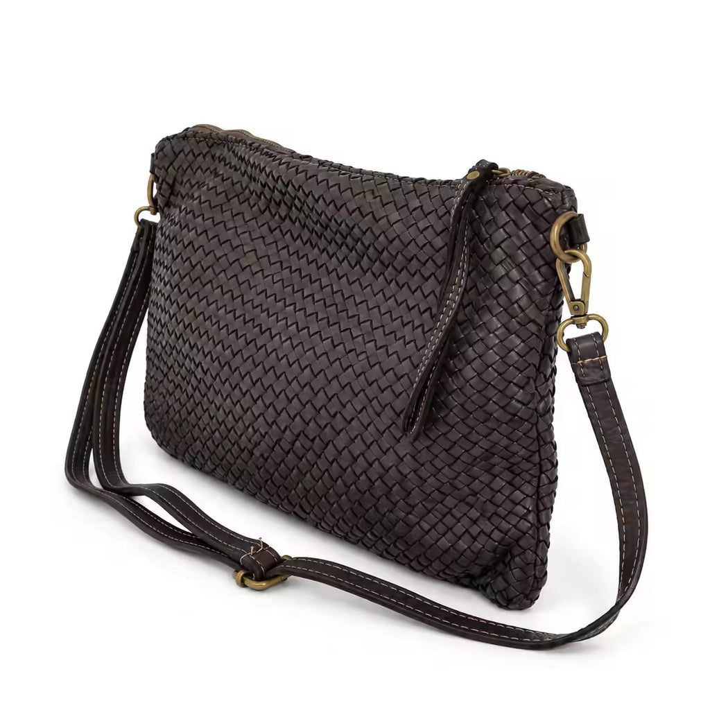 Borsa a tracolla Bustona intrecciata