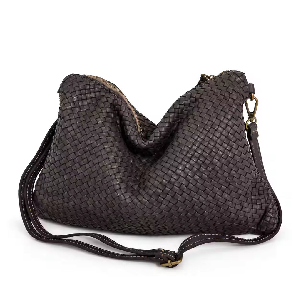 Borsa a tracolla Bustona intrecciata