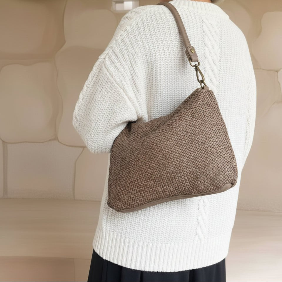 Borsa intreccio vera pelle Samy - Pito’s|Bag