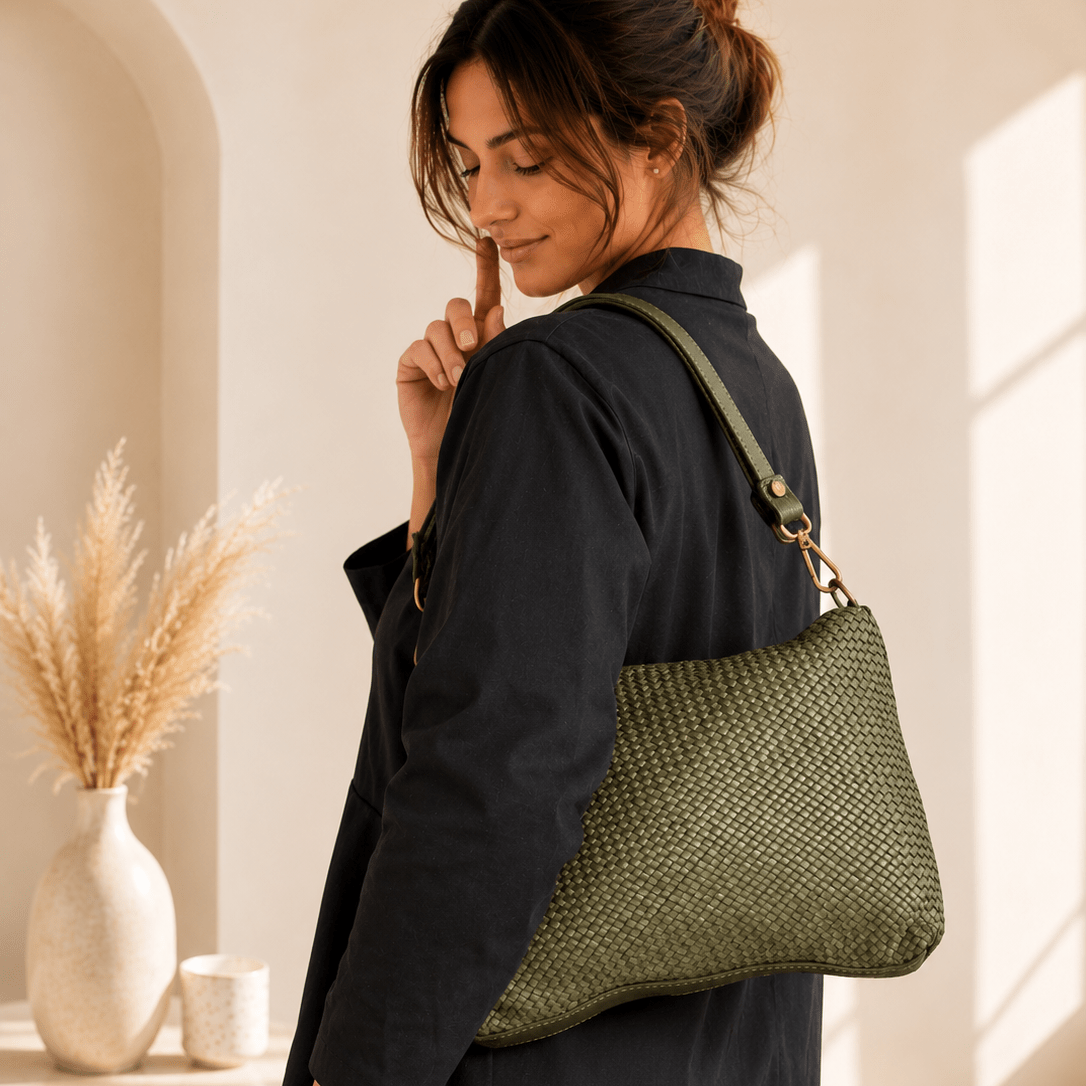 Borsa intreccio vera pelle Samy - Pito’s|Bag