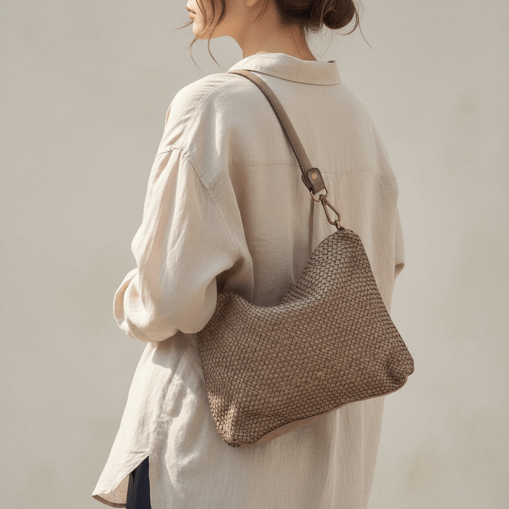 Borsa intreccio vera pelle Samy - Pito’s|Bag