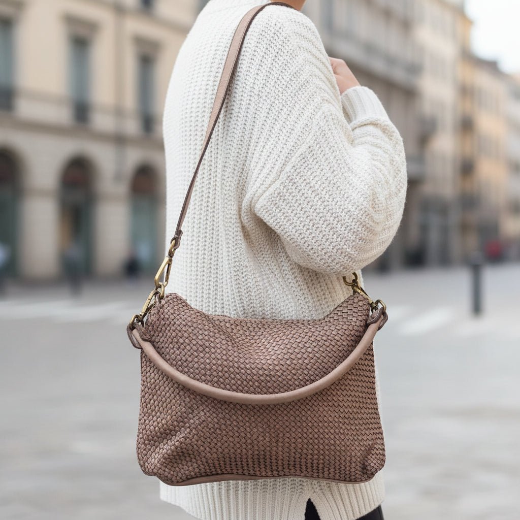 Borsa intreccio vera pelle Samy - Pito’s|Bag