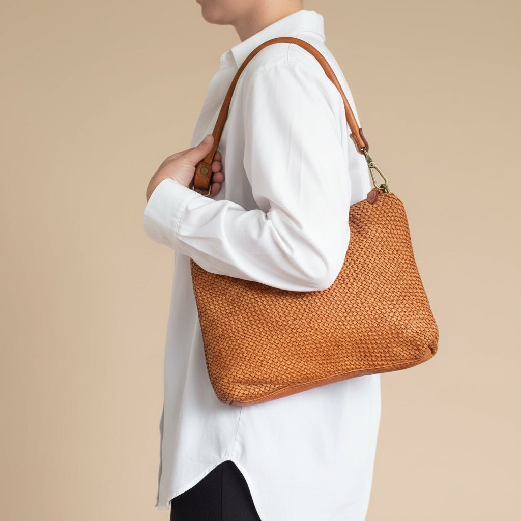 Borsa intreccio vera pelle Samy - Pito’s|Bag