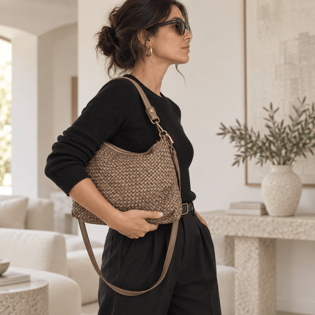 Borsa intreccio vera pelle Samy - Pito’s|Bag