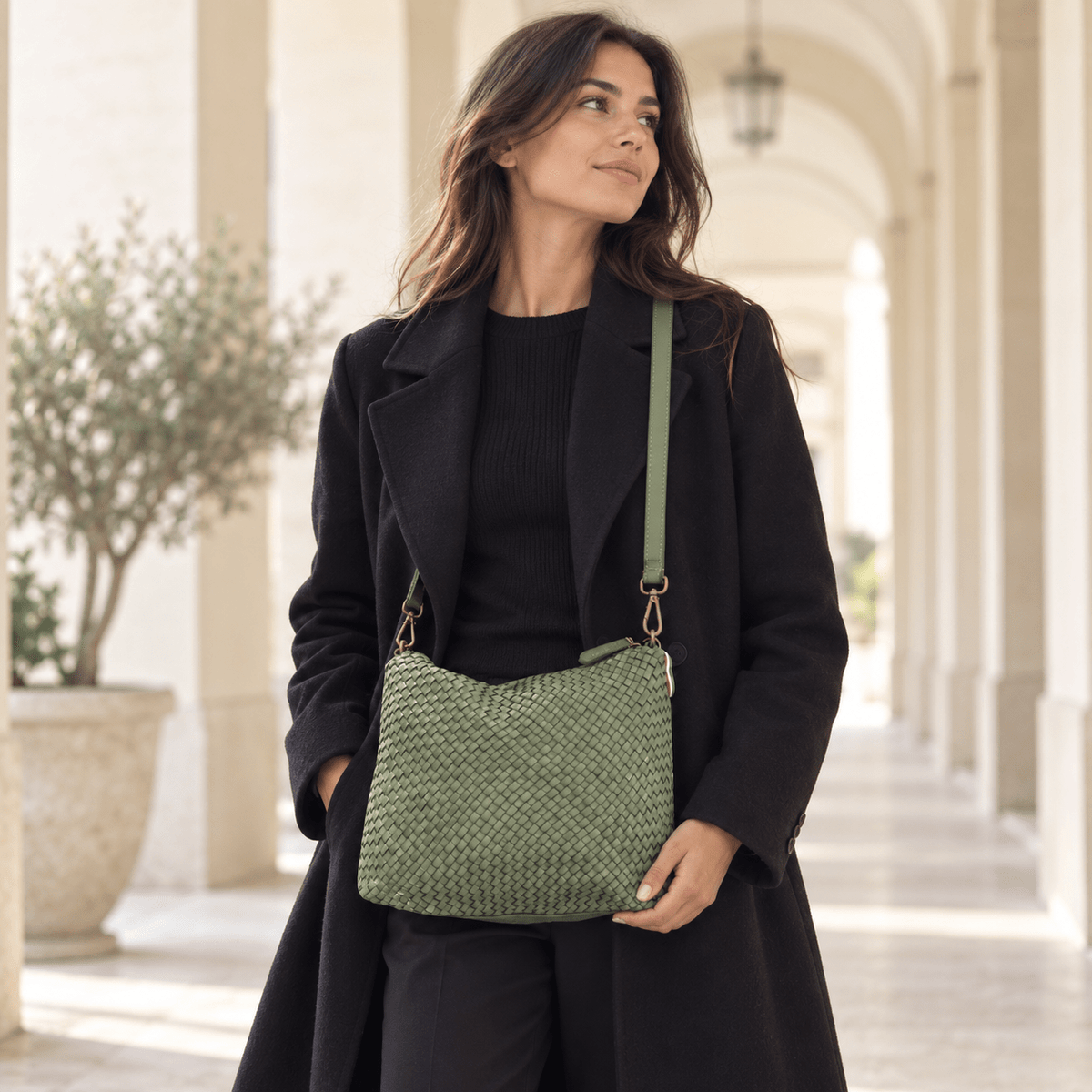 Borsa intreccio vera pelle Samy - Pito’s|Bag