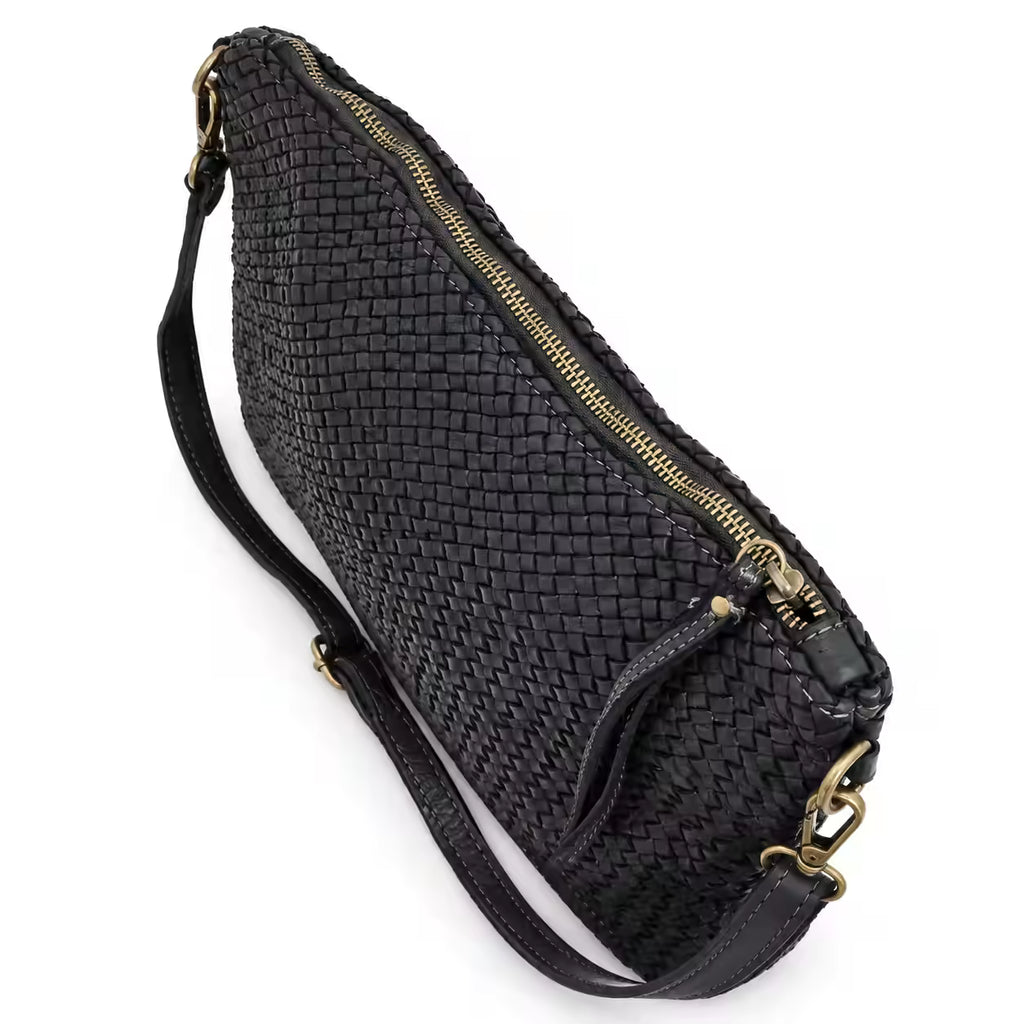 Borsa a tracolla Bustona intrecciata