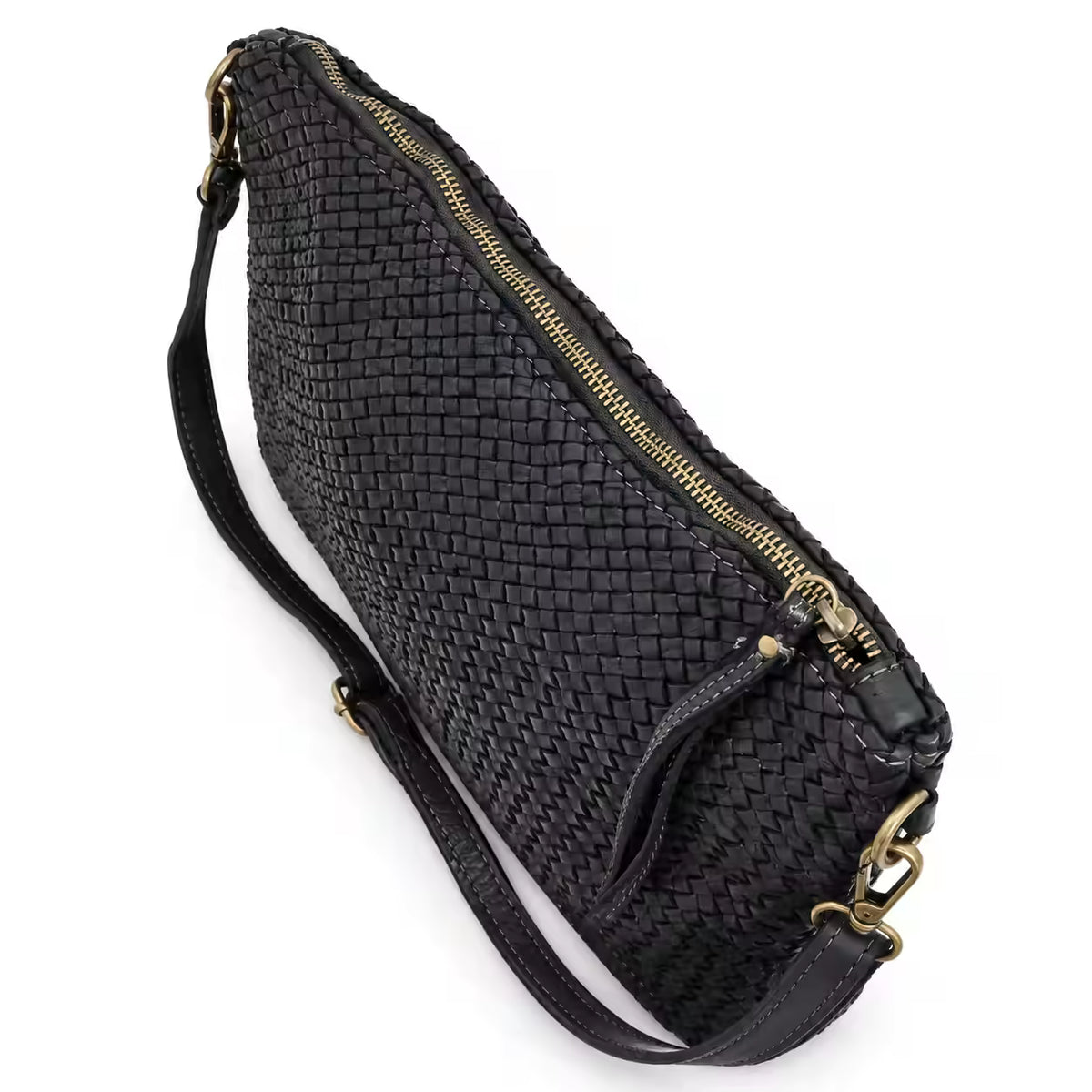 Borsa a tracolla Bustona intrecciata
