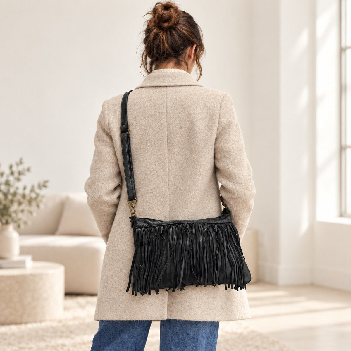 Borsa pochette a tracolla Frangia - Pito’s|Bag