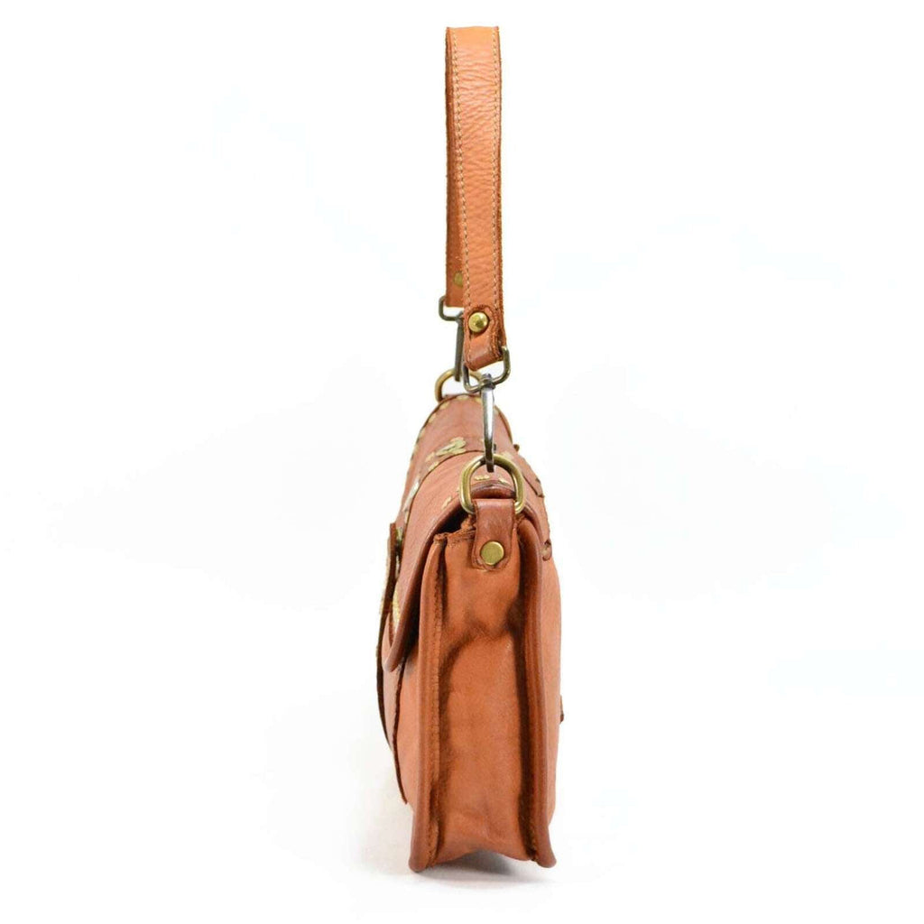Borsa tracolla doppio manico borchiata Suo - Pito’s|Bag