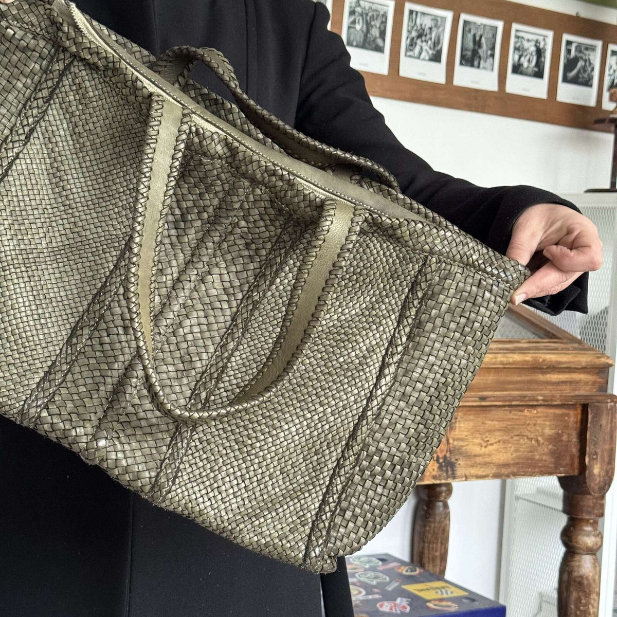Borsa vera pelle intreccio Big - Pito’s|Bag