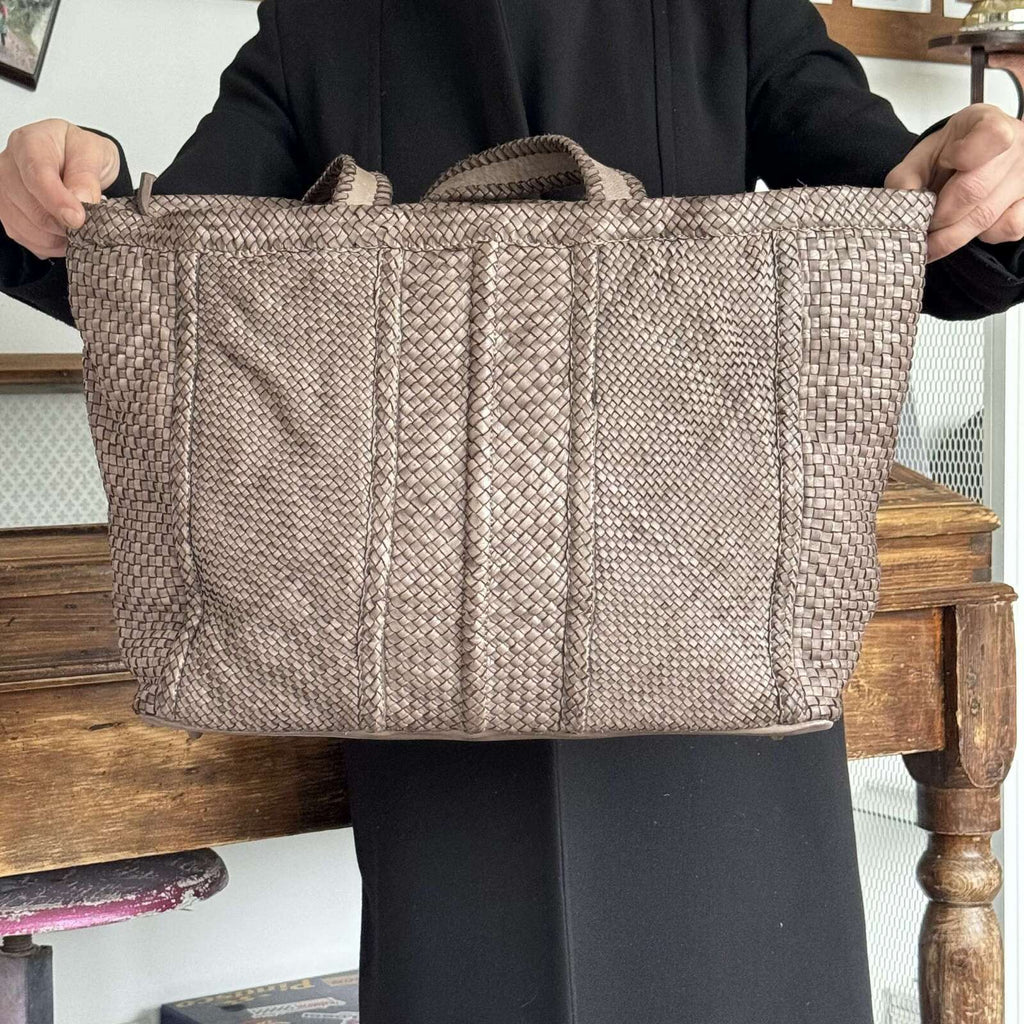 Borsa vera pelle intreccio Big - Pito’s|Bag