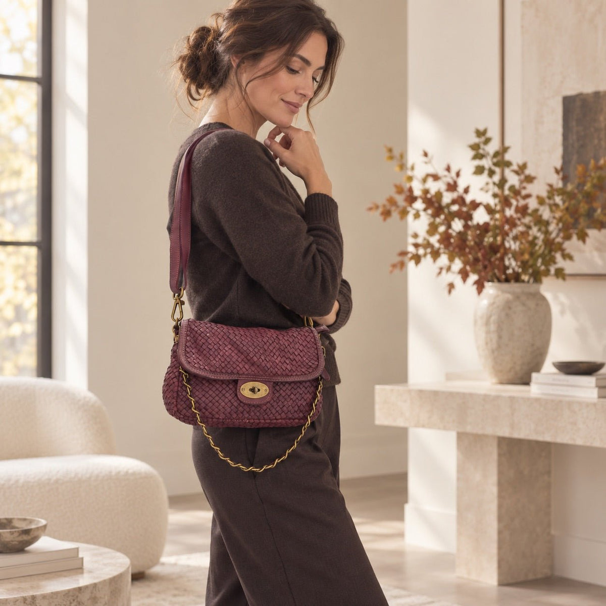 Borsetta Donna in vera pelle Saray - Pito’s|Bag